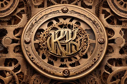 monogram,kr badge,steampunk gears,apple monogram,kia motors,lyre,ihk,skeleton key,letter k,cd cover,runes,clockwork,tk badge,rs badge,steampunk,ship's wheel,music keys,door knocker,initials,kinetic,Illustration,Realistic Fantasy,Realistic Fantasy 13