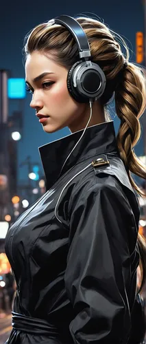 audio player,wireless headset,bluetooth headset,music background,music player,headphone,headset,headphones,handsfree,wireless headphones,telephone operator,sprint woman,listening to music,world digital painting,women in technology,earphone,blogs music,sci fiction illustration,head phones,headsets,Illustration,Realistic Fantasy,Realistic Fantasy 23