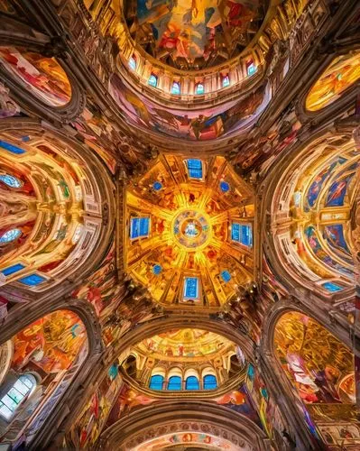 sistine chapel,ceiling,duomo,the ceiling,ceilings,kaleidoscape,dome roof,bologna,duomo di milano,dome,kaleidoscopic,basilica of saint peter,florence cathedral,360 ° panorama,baroque,baldacchino,cupola,chiesa di sant' ignazio di loyola,saint peter's basilica,vaticanus,Conceptual Art,Oil color,Oil Color 23