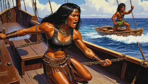 hinemoa,polynesian girl,polynesians,iroquoians,iroquoian,phoenicians,Illustration,American Style,American Style 07