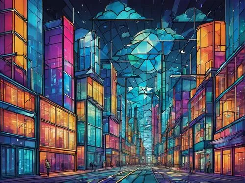 kaleidoscape,colorful city,cityscape,fantasy city,metropolis,cybercity,cubic,windows,tokyo city,cloudstreet,cityzen,windows wallpaper,kaleidoscopic,microdistrict,cybertown,tetris,beautiful wallpaper,urbanworld,kaleidoscope,world digital painting,Unique,Paper Cuts,Paper Cuts 08