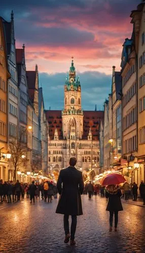 man with umbrella,dresden,prague,nuremberg,allemagne,rothenburg,Photography,General,Cinematic