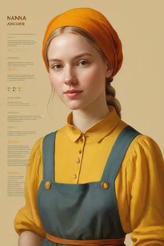 girl in the kitchen,milkmaid,girl with bread-and-butter,illustrator,woman holding pie,girl with a pearl earring,clementine,yellow orange,girl with cloth,laundress,girl studying,girl in a historic way,world digital painting,female worker,adobe illustrator,painter doll,portrait of a girl,meticulous painting,girl with cereal bowl,girl in cloth,Art,Classical Oil Painting,Classical Oil Painting 20