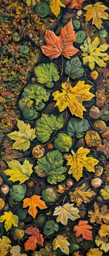 colored leaves,autumn pattern,watercolor leaves,leaves in the autumn,autumn leaf paper,Art,Classical Oil Painting,Classical Oil Painting 10