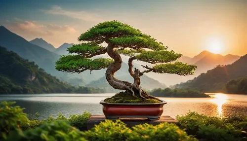 bonsai tree,bonsai,the japanese tree,flourishing tree,japanese garden ornament,pine tree,Photography,General,Cinematic