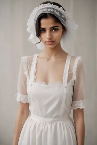 bridal clothing,milkmaid,white winter dress,wedding dress,girl in white dress,wedding dresses,bridal dress,white dress,humita,maid,wedding gown,bridal,indian bride,social,romantic look,bride,girl in a historic way,the girl in nightie,girl on a white background,white rose snow queen,Photography,Cinematic