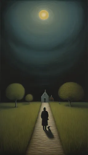 lonely house,house silhouette,home landscape,night scene,rural landscape,farm landscape,the threshold of the house,isolated,loneliness,solitary,houses silhouette,pathway,black landscape,farm background,farmhouse,farmstead,lonely child,game illustration,solitude,sci fiction illustration,Art,Artistic Painting,Artistic Painting 02