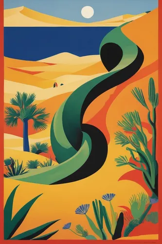 Design a dramatic Dune poster featuring the desert landscape and the iconic sandworm.,libyan desert,desert landscape,namib,desert desert landscape,namib desert,travel poster,desert,crescent dunes,saha