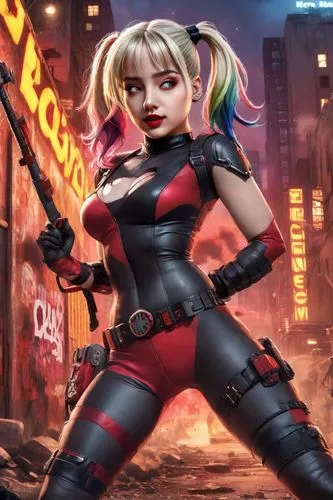 harley quinn,harley,bulletgirl,domino,gwen,superhero background