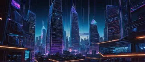 cybercity,cyberpunk,cybertown,futuristic landscape,metropolis,cityscape,coruscant,futuristic,cyberport,cyberworld,cyberscene,cybertron,polara,cyberia,capcities,black city,city at night,fantasy city,cybernet,scifi,Illustration,Realistic Fantasy,Realistic Fantasy 11