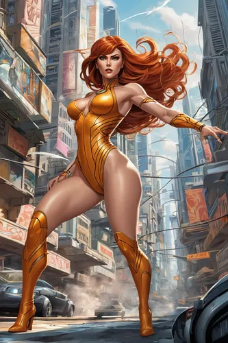 sci fiction illustration,sprint woman,firestar,super heroine,starfire,world digital painting,kryptarum-the bumble bee,fantasy woman,wonder woman city,asuka langley soryu,cg artwork,superhero background,superhero comic,muscle woman,goddess of justice,ronda,fantasy art,wonderwoman,female runner,marvel comics,Conceptual Art,Sci-Fi,Sci-Fi 24