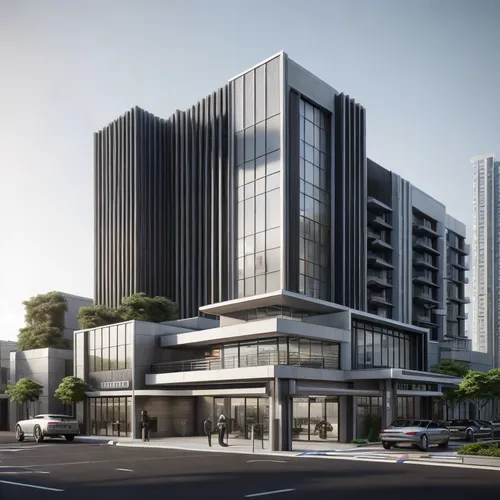 croydon facelift,hongdan center,multistoreyed,mixed-use,3d rendering,glass facade,modern architecture,modern building,new building,largest hotel in dubai,hotel complex,bulding,office buildings,office building,new housing development,hyatt hotel,inlet place,condominium,crown render,las olas suites