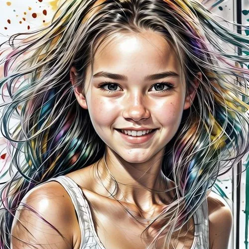 girl drawing,colourful pencils,girl portrait,color pencils,digital art,world digital painting,colored pencils,coloured pencils,color pencil,photo painting,digital painting,digital artwork,colour pencils,pencil color,colored crayon,boho art,kids illustration,little girl in wind,girl with speech bubble,chalk drawing