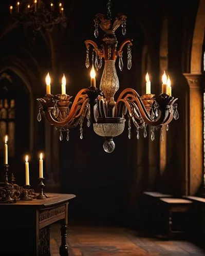 candelabra,candelight,candelabras,chandeliers,chandelier,chandeliered,candelabrum,charlecote,candlelights,cloister,tealight,ornate room,crypt,fleur de lys,knight pulpit,cloisters,ecclesiatical,interior decor,ensconce,candlestick for three candles,Illustration,American Style,American Style 08