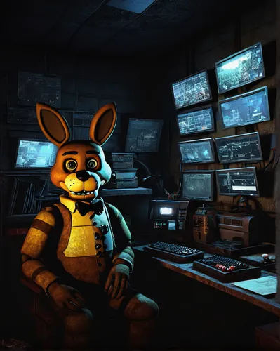 jackrabbit,penumbra,night administrator,investigation,easter easter egg,sci fi surgery room,3d render,jack rabbit,action-adventure game,interrogation,live escape game,basement,laboratory,adventure game,easter egg,computer room,the server room,scene lighting,chemical laboratory,a dark room,Illustration,Black and White,Black and White 29