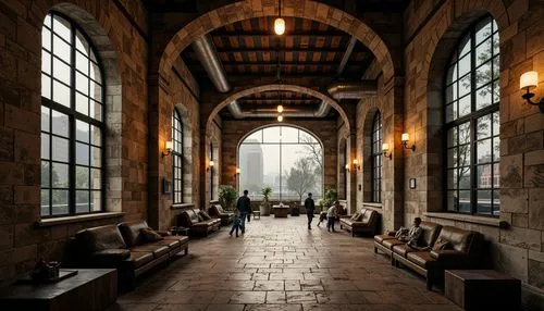 cloisters,cloister,narthex,refectory,altgeld,train station passage,lobby,train depot,arcaded,union station,cloistered,patios,porticus,atriums,hallway,undercroft,freight depot,patio,hearst,foyer