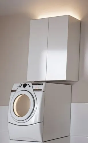 all white bathroom cabinet,a white washing machine with a light on above it,gorenje,washing machine drum,dryer,the drum of the washing machine,digital bi-amp powered loudspeaker,washing machine,Photog