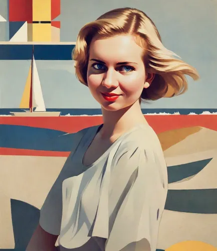 girl on the boat,girl-in-pop-art,marilyn monroe,vintage art,vintage female portrait,delta sailor,model years 1960-63,matruschka,vintage girl,marylin monroe,retro woman,marilyn,roy lichtenstein,art deco woman,1940 women,retro women,sailor,retro girl,portrait of a girl,vintage woman