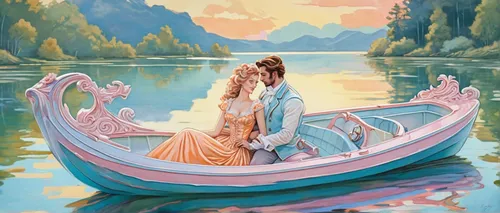 swan boat,picnic boat,boat landscape,honeymoon,paddle boat,rowboat,rowboats,girl on the boat,pedal boats,canoeing,canoe,two-handled sauceboat,canoes,long-tail boat,romantic scene,idyll,row-boat,row boat,pedalos,water boat,Conceptual Art,Fantasy,Fantasy 24