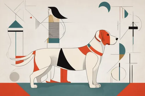 dog illustration,geometrical animal,bruno jura hound,kennel club,girl with dog,greater swiss mountain dog,treeing walker coonhound,american foxhound,boy and dog,canidae,anthropomorphized animals,great dane,animal icons,coonhound,suidae,color dogs,art deco background,artois hound,smaland hound,english foxhound,Art,Artistic Painting,Artistic Painting 44