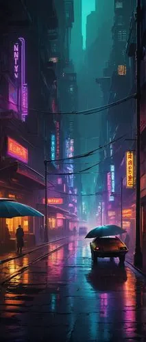 cityscape,cyberpunk,urban,colorful city,bladerunner,sidestreet,neon arrows,world digital painting,alleyway,cybercity,shanghai,city at night,digital painting,alley,the street,neon,evening city,atmospheres,cybertown,dusk,Illustration,Children,Children 05