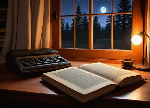 sogni,book wallpaper,nanowrimo,rimo,lectura,soir,author,writing desk,nightstand,escritora,hemingwayesque,bedside lamp,manuscripts,writer,evening atmosphere,desk lamp,hymnwriter,study room,night scene,illuminated lantern,Conceptual Art,Daily,Daily 02