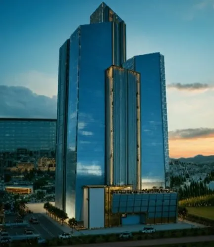 an artistic image of the architecture of a building at dusk,rotana,ulaanbaatar centre,ulaanbaatar,kigali,addis ababa,astana,dalian,azrieli,cotai,lanzhou,sulaymaniyah,tirana,zorlu,oran,ankara,hengqin,a