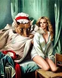 Britney Spears, pijama, branco, algodão,a painting of a woman with a dog on her lap,woman on bed,minogue,pussycat,pussycats,loboda,odalisque