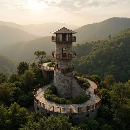 lookout tower,observation tower,watch tower,fire tower,wudang,watchtower,watchtowers,stone pagoda,tree house hotel,fairy chimney,tree house,stone tower,appalachia,seelturm,summit castle,bird tower,water tower,watertower,blockhouse,animal tower