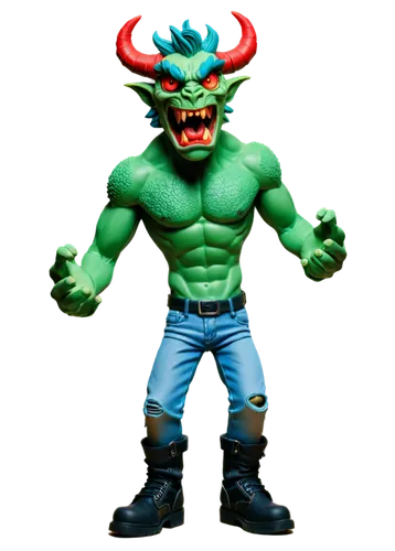 skylander giants,skylanders,minotaur,green goblin,hulk,avenger hulk hero,smurf figure,imp,patrol,ork,incredible hulk,marvel figurine,devil,3d figure,aaa,angry man,goblin,orc,actionfigure,cleanup,Unique,3D,Clay