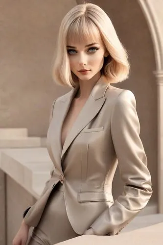 maxmara,kuryakin,model years 1958 to 1967,pantsuit,model years 1960-63,blonde woman,Photography,Commercial