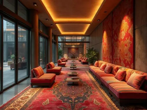 lobby,foyer,minotti,amanresorts,hotel lobby,hotel hall,casa fuster hotel,mahdavi,baoli,dining room,andaz,blythswood,lounges,sofitel,shangrila,breakfast room,lounge,seating area,banquette,contemporary decor,Photography,General,Realistic