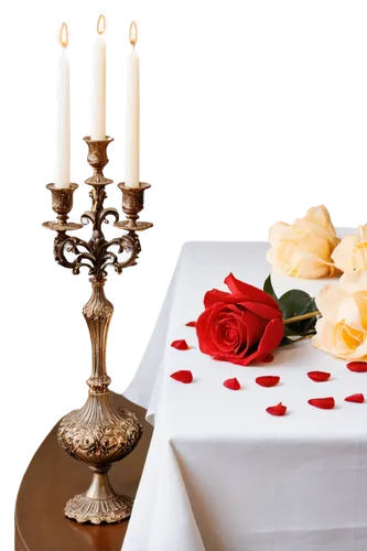 table arrangement,candlestick for three candles,valentine candle,tablescape,place setting,candleholder,table setting,romantique,table decoration,shabbat candles,candleholders,candelabras,candelabra,votives,candlelights,votive candles,golden candlestick,wedding decoration,romantic rose,yellow rose background,Photography,Black and white photography,Black and White Photography 09