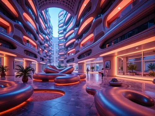 futuristic landscape,futuristic architecture,futuristic art museum,futuristic,arcology,spaceship interior,cybercity,cybertown,cyberport,graecorum,cyberia,sky space concept,ufo interior,silico,cyberscene,hypermodern,spaceport,futurist,largest hotel in dubai,3d render