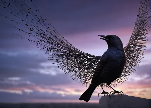 3d crow,starling,raven sculpture,king of the ravens,corvidae,magpie,mountain jackdaw,raven's feather,corvid,raven bird,jackdaw,steller s jay,crows bird,night bird,corvus,scheepmaker crowned pigeon,starlings,dove of peace,crow-like bird,black bird,Photography,Artistic Photography,Artistic Photography 11