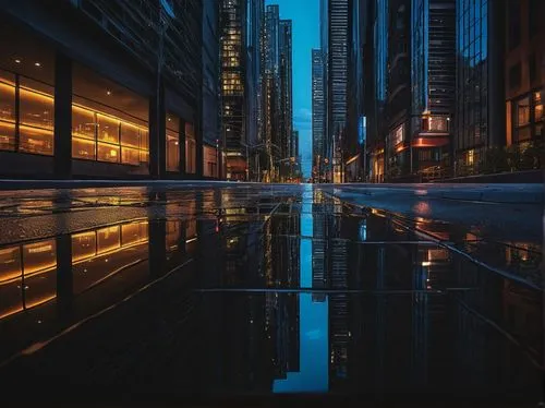 dubai marina,makati,paulista,klcc,shanghai,taikoo,guangzhou,chongqing,skyscrapers,refleja,chicago night,ortigas,blue hour,reflejo,reflexed,cityscape,streeterville,kuala lumpur,metropolis,cityscapes,Illustration,American Style,American Style 03