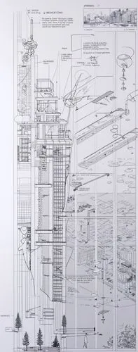 tower megalopolis section to scale based on altered carbon,architectural drawing showing the different sections of a structure,adolfsson,archigram,schematics,cutaway,cutaways,blueprint,Unique,Design,B