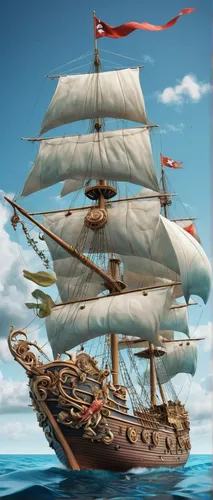 galleon ship,full-rigged ship,barquentine,sea sailing ship,sail ship,galleon,sloop-of-war,caravel,trireme,east indiaman,sailing ship,three masted sailing ship,tallship,friendship sloop,windjammer,steam frigate,inflation of sail,sailing ships,hellenistic-era warships,ship releases,Illustration,Realistic Fantasy,Realistic Fantasy 19