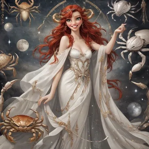 amphitrite,the sea maid,fairy queen,fantasy art,behenna,fairy tale character