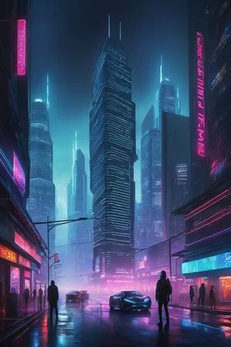 cybercity,cyberpunk,cityscape,cybertown,shanghai,dystopian,guangzhou,futuristic landscape,metropolis,futuristic,cyberport,dystopias,shinjuku,cyberscene,cyberia,city at night,cyberworld,polara,dystopia,bladerunner,Illustration,Realistic Fantasy,Realistic Fantasy 07