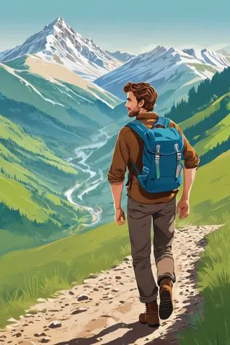 hiker,mountain guide,backpacking,the spirit of the mountains,alpine crossing,hikers,mountain hiking,wander,trail,mountaineer,trekking,adventurer,the wanderer,alpine route,mountain boots,fjäll,hiking path,free wilderness,backpacker,digital nomads,Unique,Design,Infographics