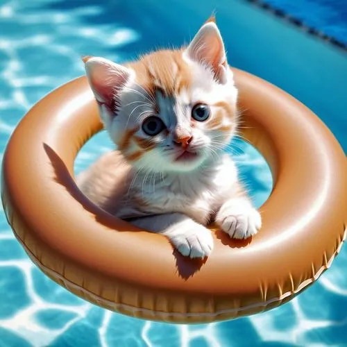 baby float,swim ring,ginger kitten,cat-ketch,summer floatation,cute cat,inflatable pool,donut,cat vector,kitten,cat image,raft,donut illustration,aegean cat,lifebuoy,kawaii people swimming,life saving swimming tube,life guard,cat on a blue background,swim