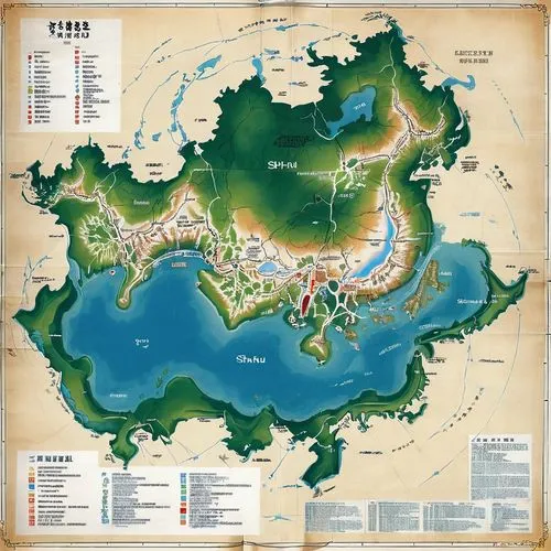 beleriand,lake lucerne region,archipelago,supercontinent,philippopolis,72 turns on nujiang river,hyperborea,scythopolis,cartographical,island of juist,honshu,yamatai,riverlands,map world,world map,earthsea,river delta,glorantha,rainbow world map,cartographic,Unique,Design,Blueprint