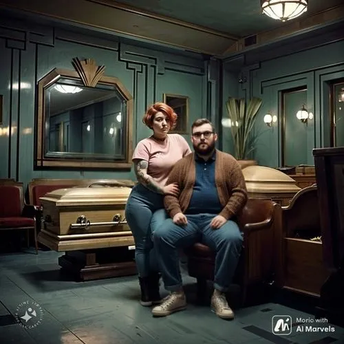 wolfenstein,couple goal,vintage man and woman,husband and wife,man and wife,american gothic