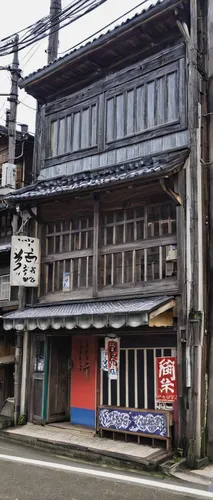 shirakawa-go,kawachi town,traditional building,nikko,wooden facade,ryokan,japanese architecture,half-timbered house,kanazawa,timber framed building,theatrical scenery,ancient building,izakaya,koyasan,tsukemono,old buildings,kyoto,kiyomizu,hashima,jōdō,Illustration,Abstract Fantasy,Abstract Fantasy 21