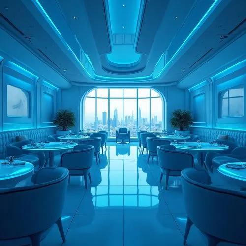 fine dining restaurant,blue room,seafrance,ufo interior,diner,spaceship interior,dining room,breakfast room,alpine restaurant,a restaurant,beach restaurant,drive in restaurant,new york restaurant,atlantic grill,intercontinental,clubcorp,restaurante,ristorante,on a yacht,conference room,Photography,General,Realistic