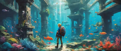 underwater background,aquarium,under the sea,underwater landscape,ocean floor,undersea,underwater world,under sea,submerged,underwater,underwater oasis,underwater playground,ocean underwater,school of fish,under the water,coral reef,exploration of the sea,fish tank,under water,aquariums,Illustration,Realistic Fantasy,Realistic Fantasy 24