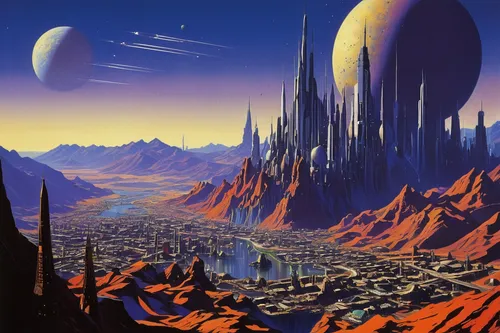 futuristic landscape,alien planet,alien world,terraforming,fantasy city,exoplanet,lunar landscape,desert planet,valerian,planet eart,sci fi,science fiction,federation,sci - fi,sci-fi,scifi,science-fiction,moon valley,planet mars,vast,Conceptual Art,Sci-Fi,Sci-Fi 16