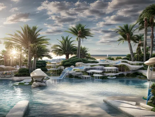 resort,sandpiper bay,iberostar,3d rendering,the palm,jumeirah,jumeirah beach hotel,beach resort,hotel riviera,outdoor pool,las olas suites,infinity swimming pool,seaside resort,tropical island,diamond lagoon,royal palms,luxury hotel,doral golf resort,fisher island,club med