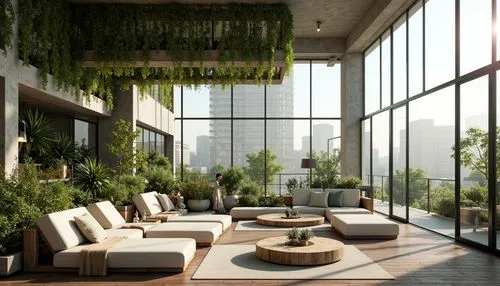 penthouses,roof garden,balcony garden,sathorn,wintergarden,roof terrace,modern decor,landscaped,interior modern design,sky apartment,modern living room,block balcony,green living,living room,houseplants,apartment lounge,livingroom,hanging plants,damac,planta